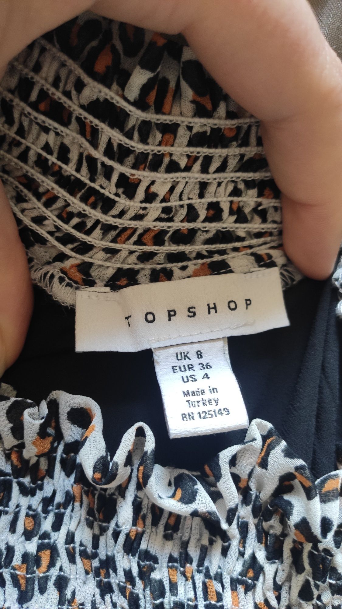 Шифонова блуза Topshop