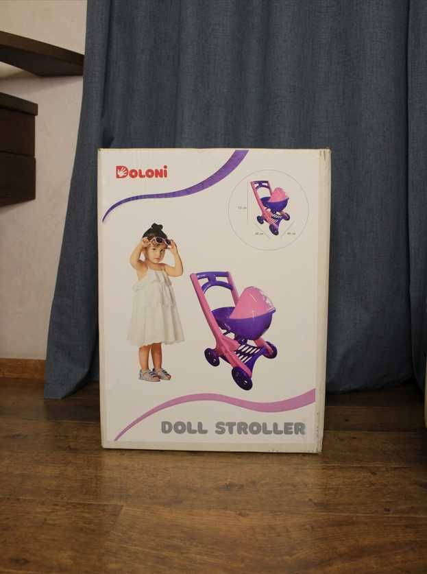 Коляска для ляльок дитяча іграшкова долоні нова пластиковий візок