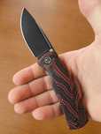 Nóż składany Petrified Fish Beluga Mini PFP01X Damascus G10