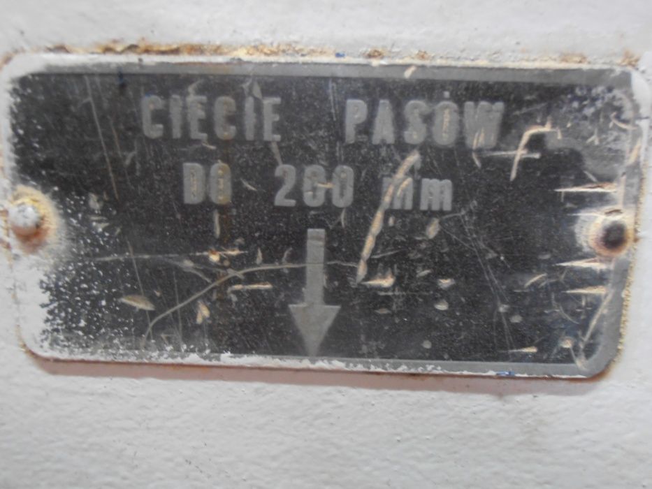 Gilotyna, długość cięcia 2m, grubość 3mm, w ciągłej eksploatacji