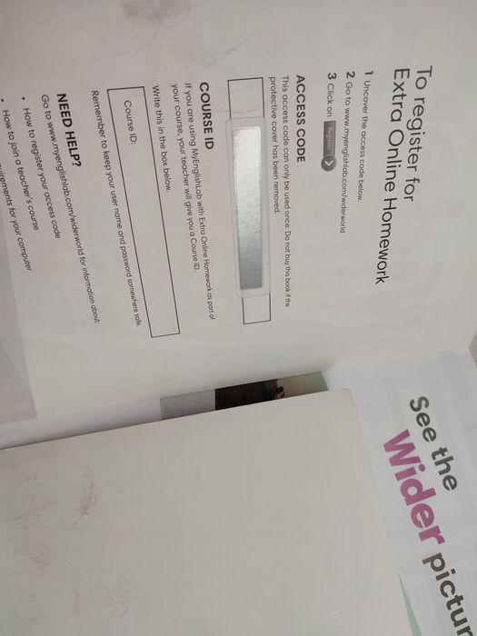 Комплект вживаних підручників Wider World 3 (з кодом онлайн навчання)