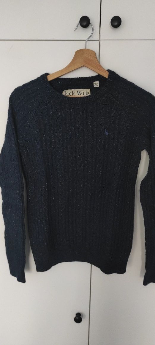 Sweter Jack Wills r. S wełna merino