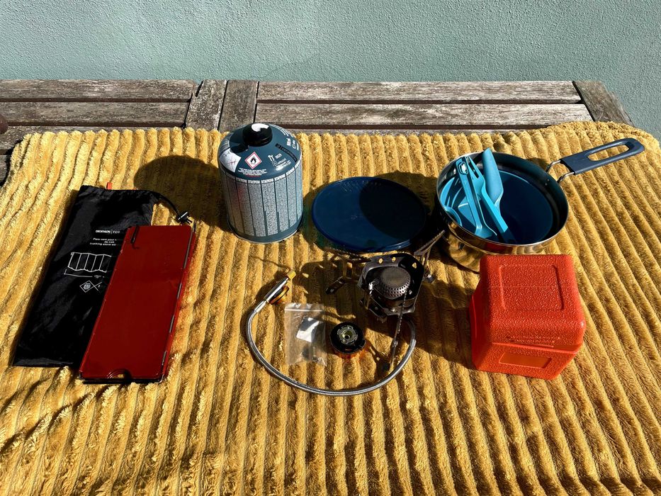 Kit de cozinha de campismo