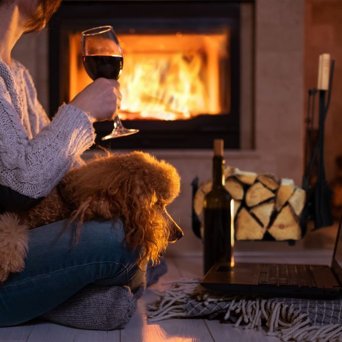 Kosz na drewno opałowe z akcesoriami