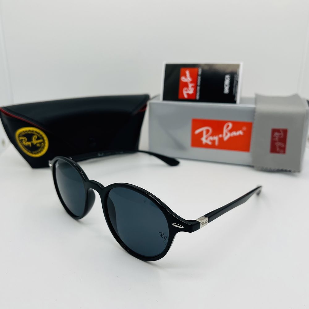 Солнцезащитные очки Ray Ban Liteforce Round 4237 Glossy Black|Gray