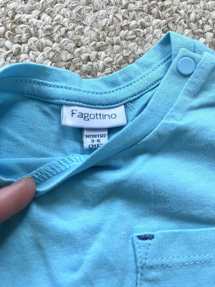Костюм футболка + шорти 3-6 міс 62 см Fagottini
