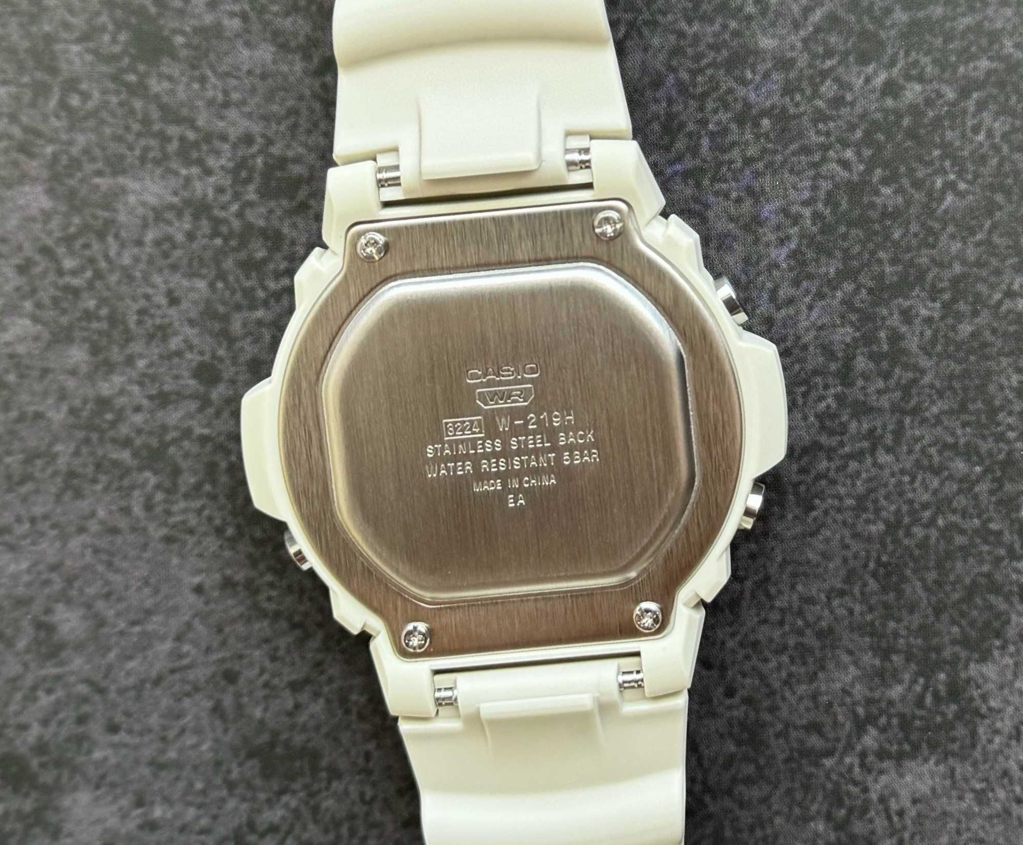 Спортивний наручний годинник Casio W-219HC-8B новий оригінал