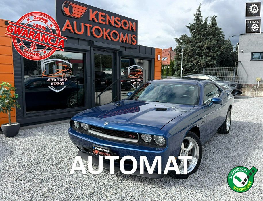 Dodge Challenger Skórzana tapicerka, Podgrzewane fotele, Zadbany, Zarejestrowany w PL
