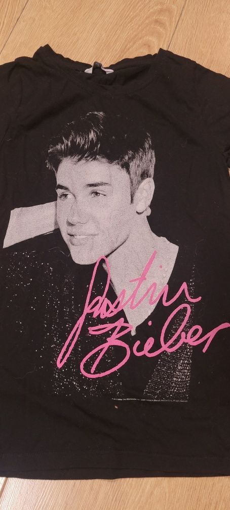 Koszulka t-shirt Justin Bieber rozmiar 158