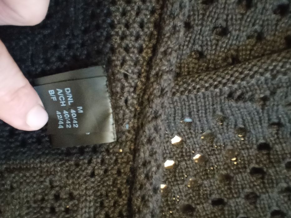 Kamizelka M czarna damska bawełniana elegancka z motylem