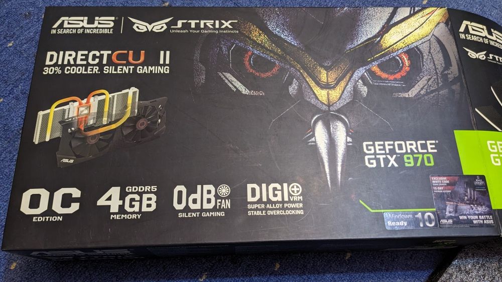 Видеокарта Asus GTX 970 Strix 4GB GDDR5