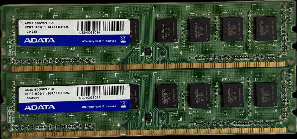 Pamięć RAM DDR3 Adata 2x8GB 16GB 1600MHz