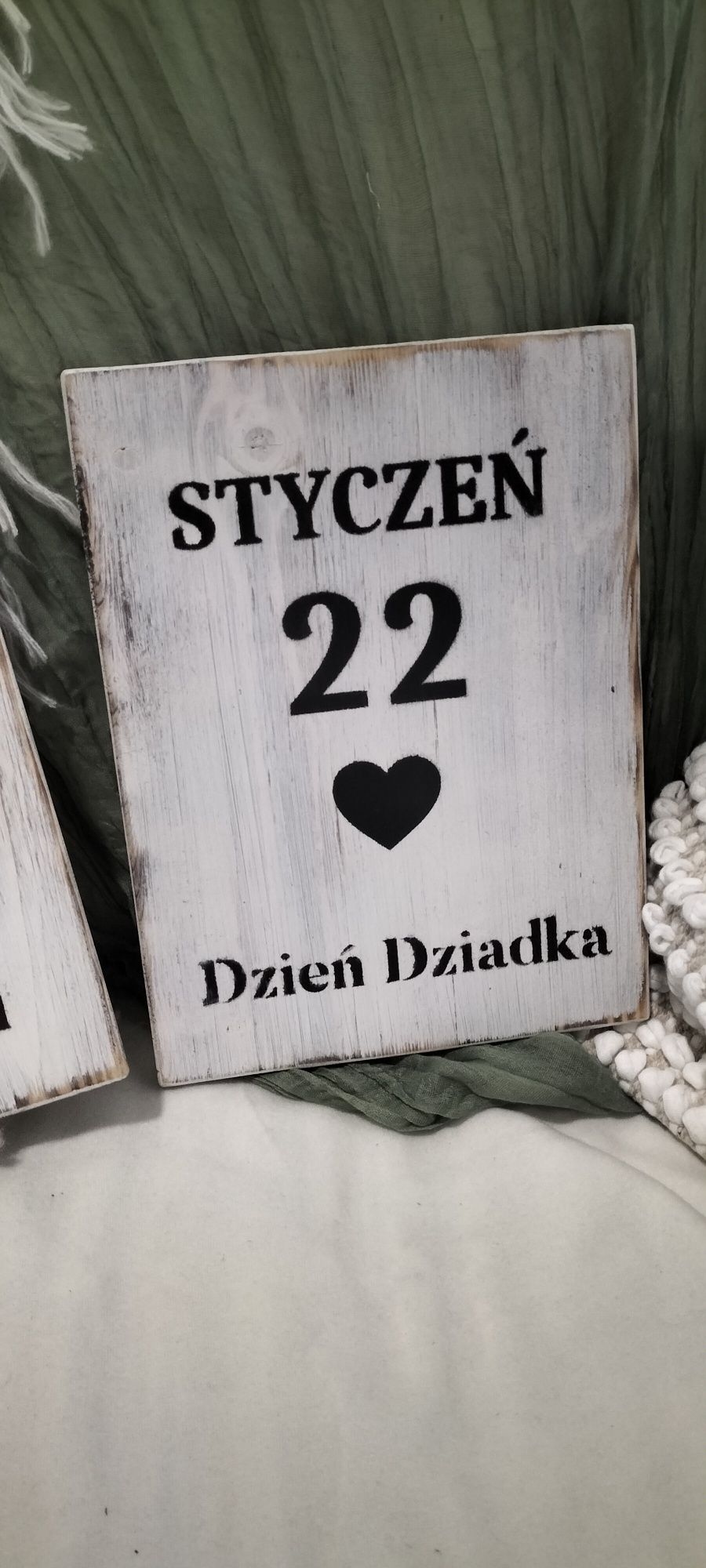 Tabliczki dzien babci i dzień dziadka.