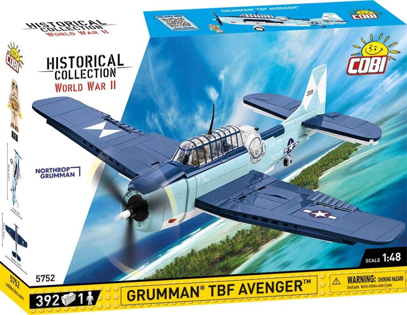 HC WWII Grumman Tbf Avenfer pudełko,348x241 mm