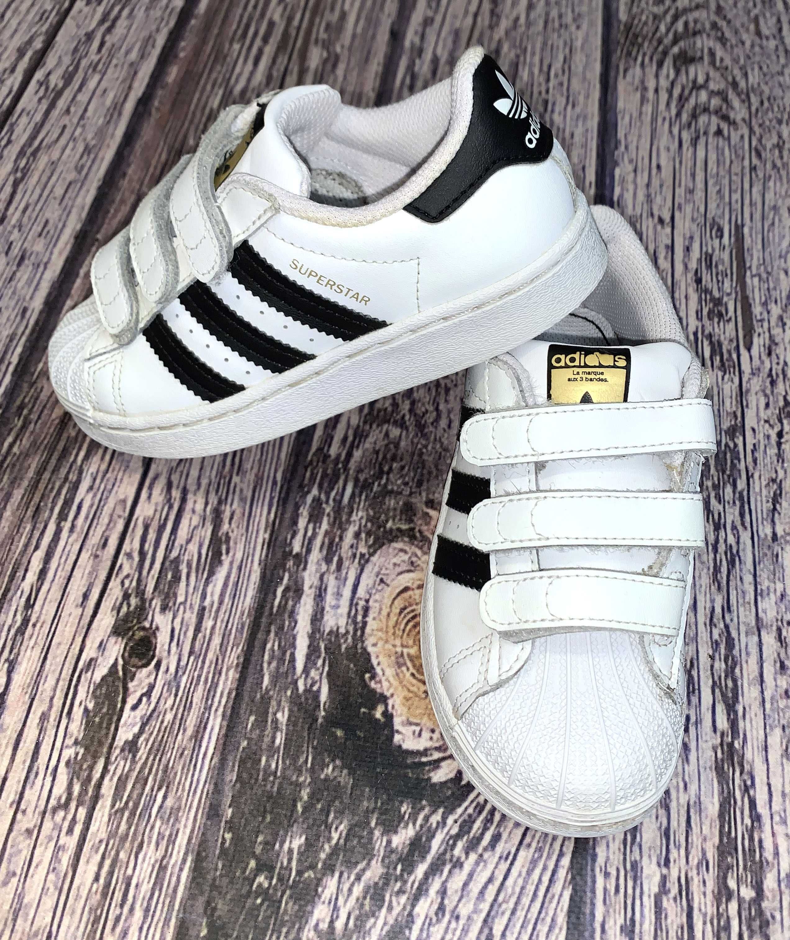Кожаные кроссовки Adidas для ребенка, размер 29 (18,5 см)