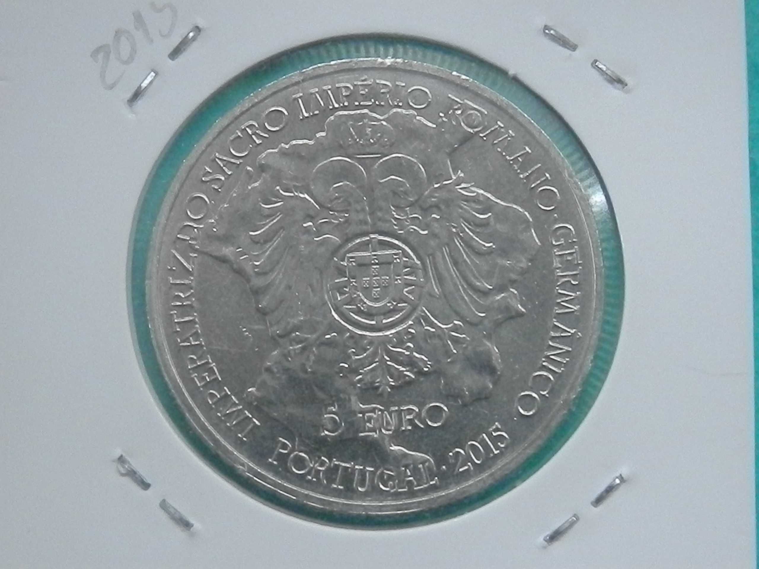 1074 - Euro: 5,00 euros 2015 cuni, Isabel de Portugal, por 5,50