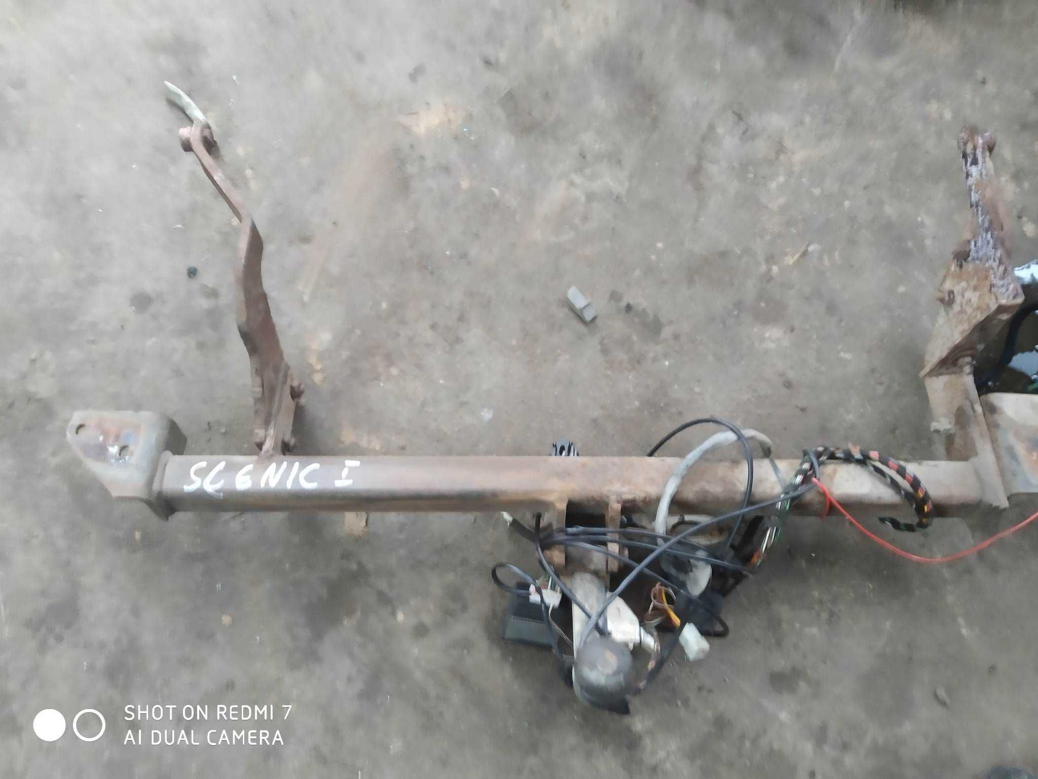 hak kompletny mufa tabliczka przewody do renault scenic I fl/przedlift