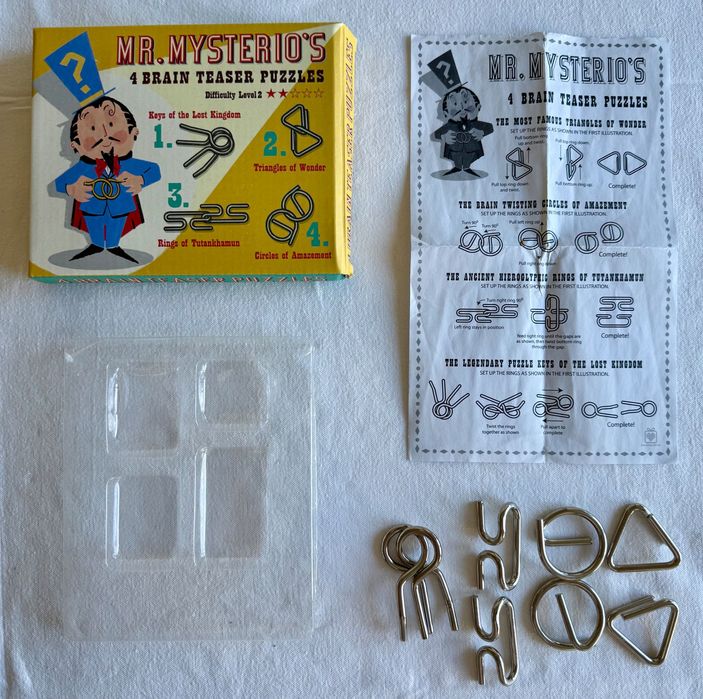 4 Quebra-Cabeças Mr. Mysterio (Criança)