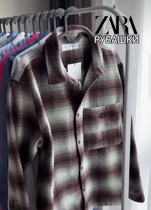 Сорочка зі щільної тканини Zara