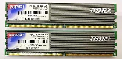Pamięć RAM Patriot 4GB (2x2GB) DDR2 PDC24G6400LLK PC2-6400
