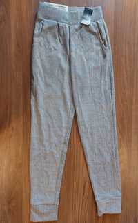 Spodnie dresowe rozmiar XS 32 / 34 NOWE z metką siwe szare