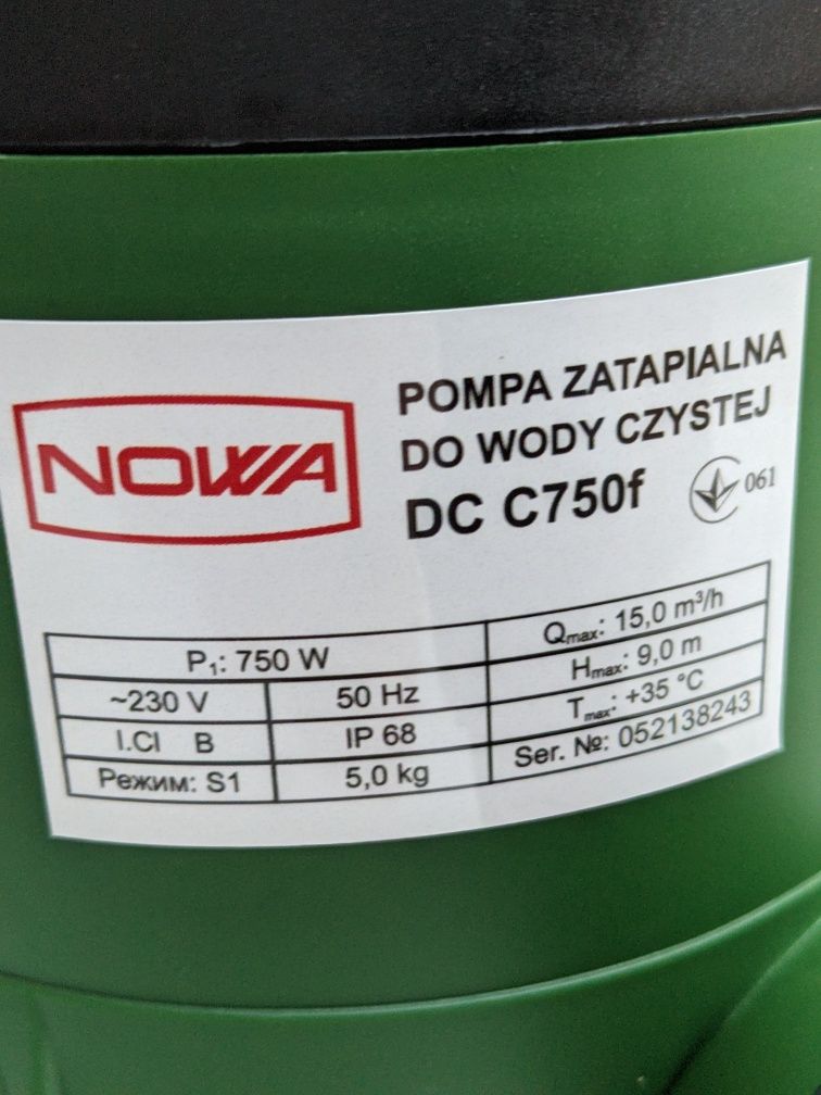 Nova DC 750 + 10 м пожежного шлангу.