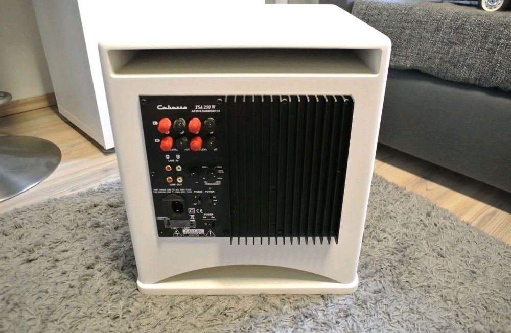 Subwoofer Cabasse Santorin 25, komplet, biały  mat