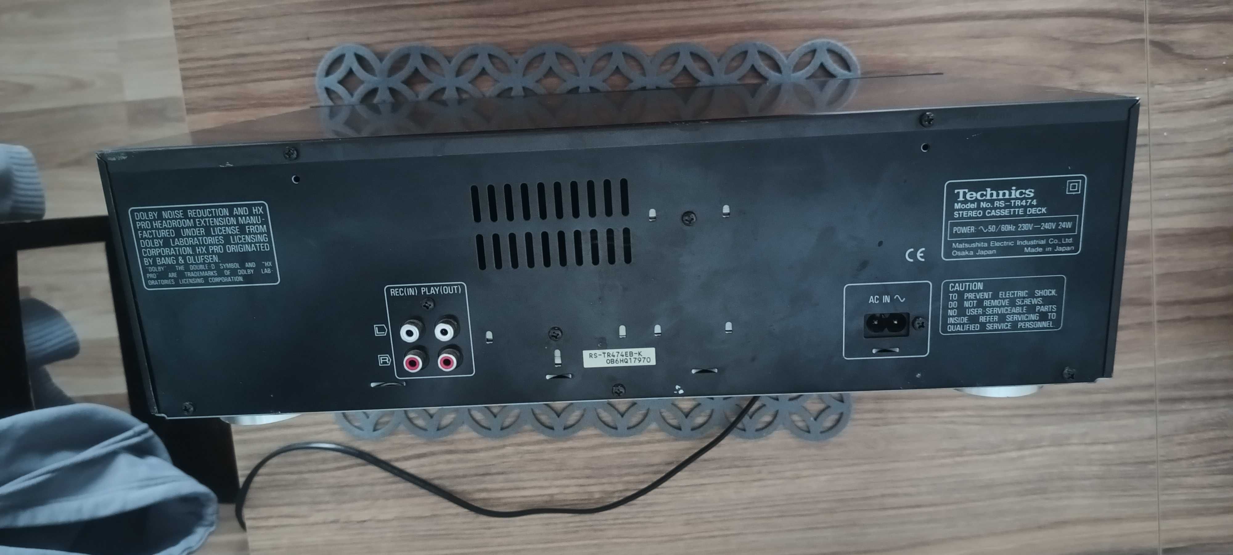 Technics RS-TR474 Double Cassette Tape Deck