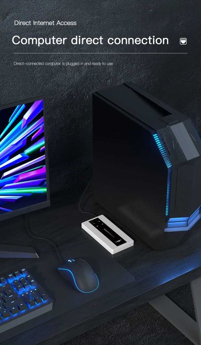 4G модем під SIM карту з роз'ємом під антену та акумулятором 10000 mAh