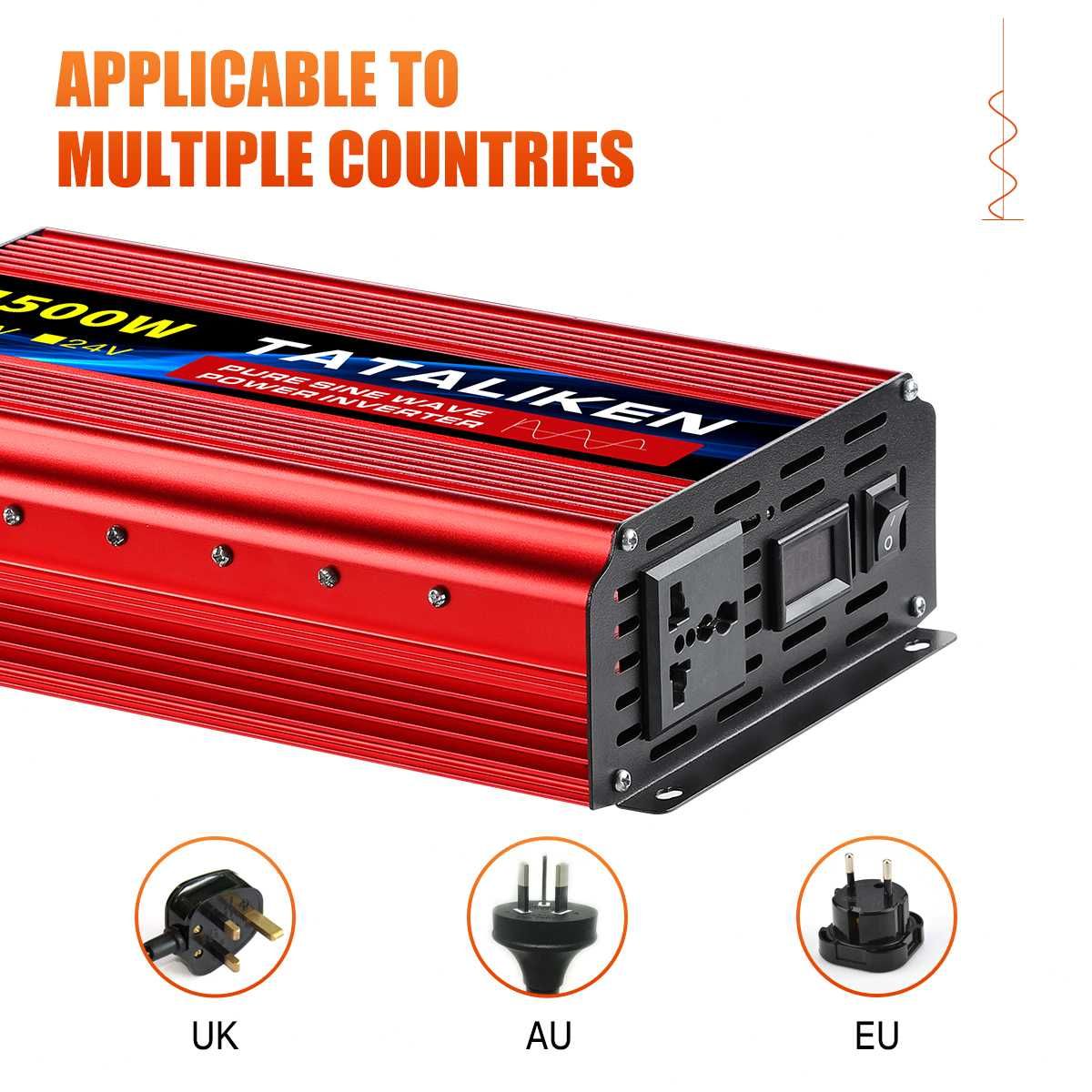 Inversor 12V - 220V 8000W * NOVO * ONDA PURA