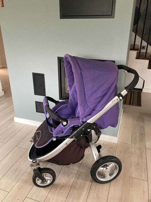 Wózek dziecięcy spacerowy, z gondolą, z fot. sam. Bebe Beni 4Runer 3w1