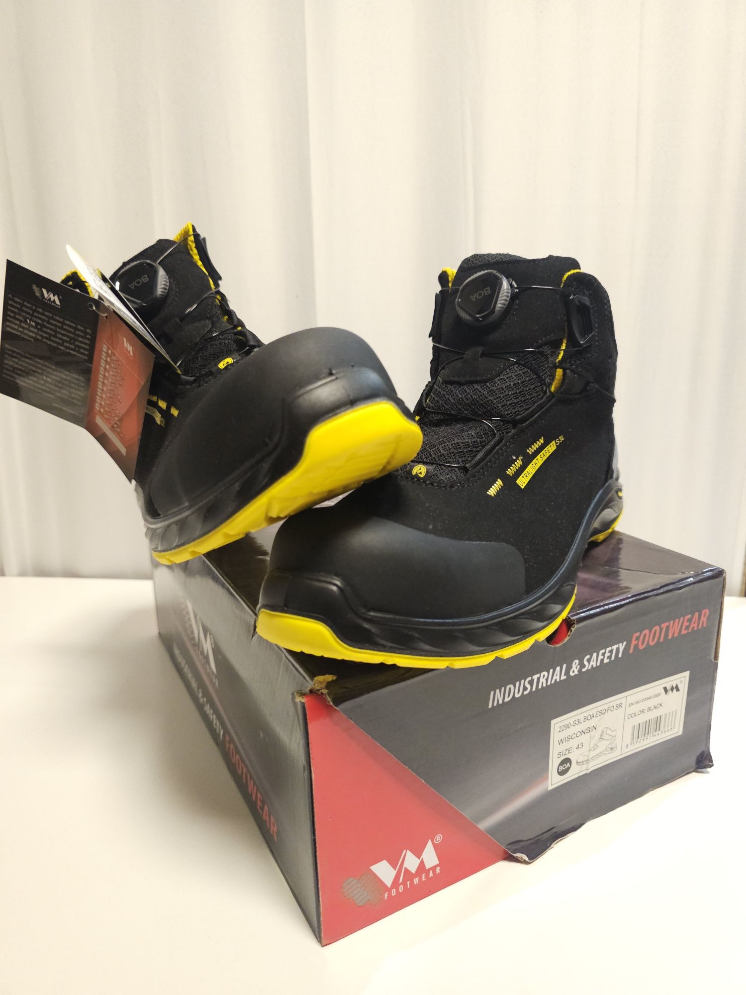 Buty robocze VM Wisconsin S3 BOA r.42,43