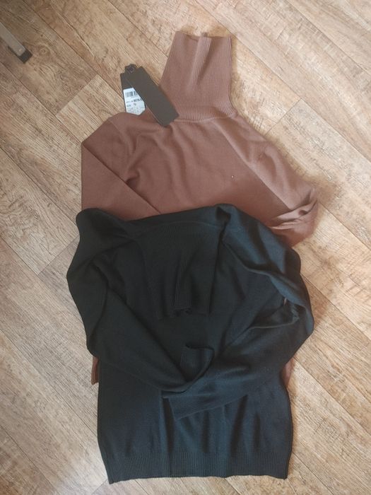 Golf czekoladowy i czarny