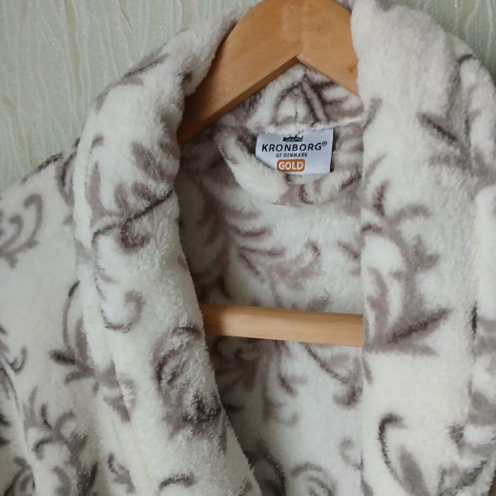 Шикарный флисовый халат из Дании Kronborg Gold. Р-р L/XL