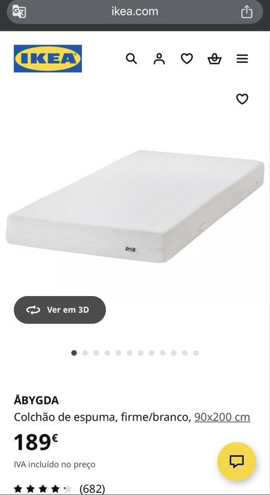 Colchão Novo 90x200