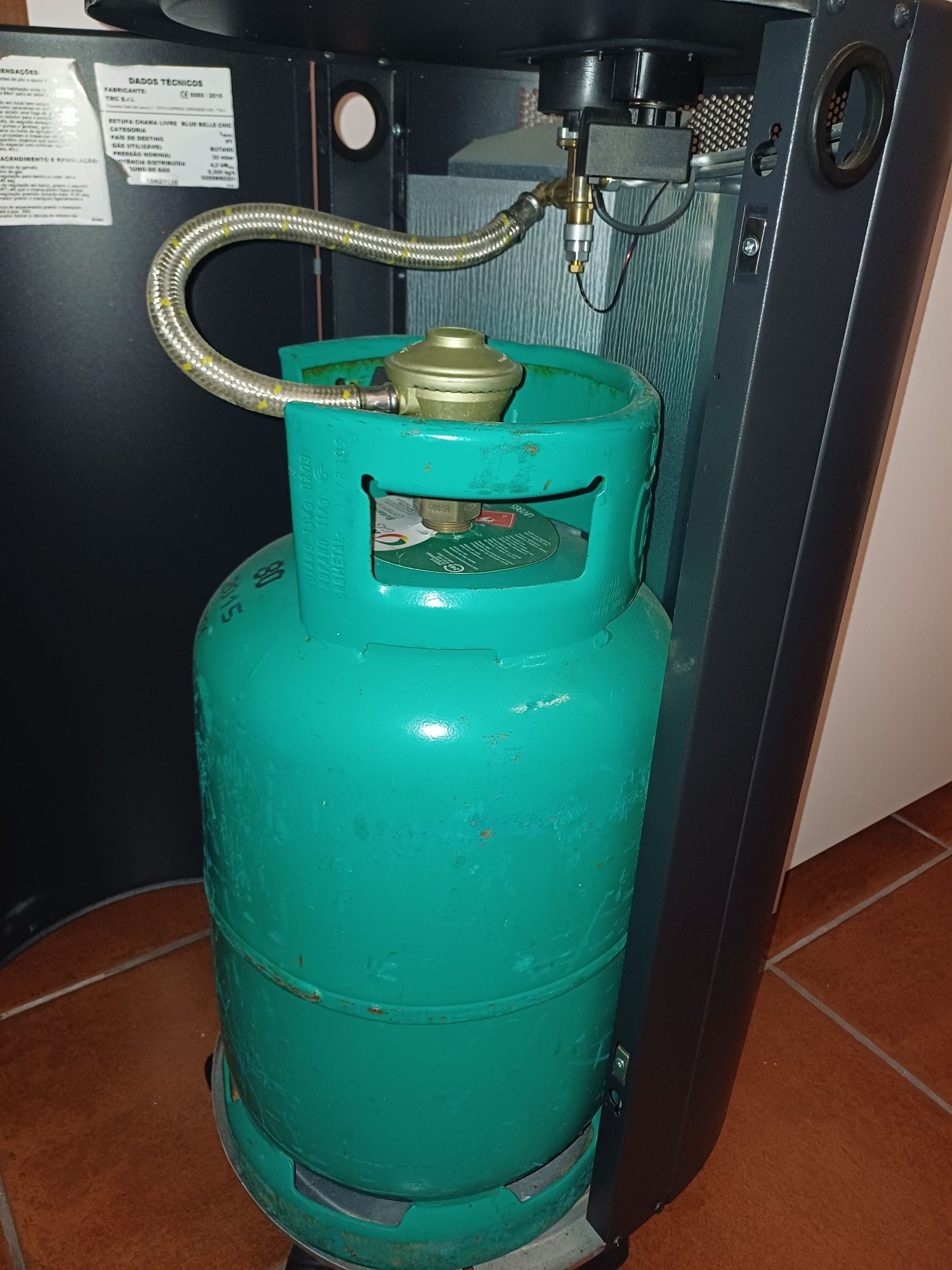 Aquecedor a gás com garrafa de oferta