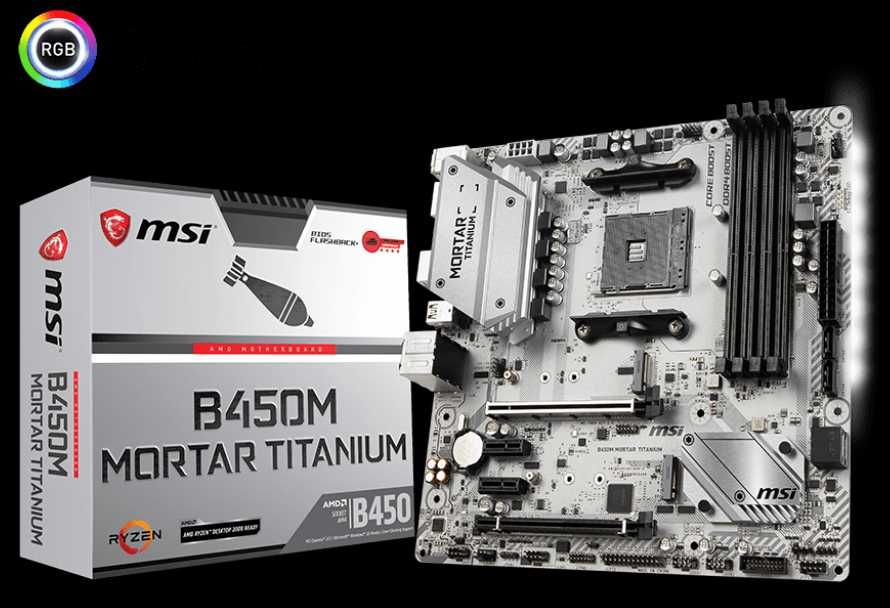 Ryzen 5 3600X + MSI B450M Mortar Titanium + 16GB DDR4
