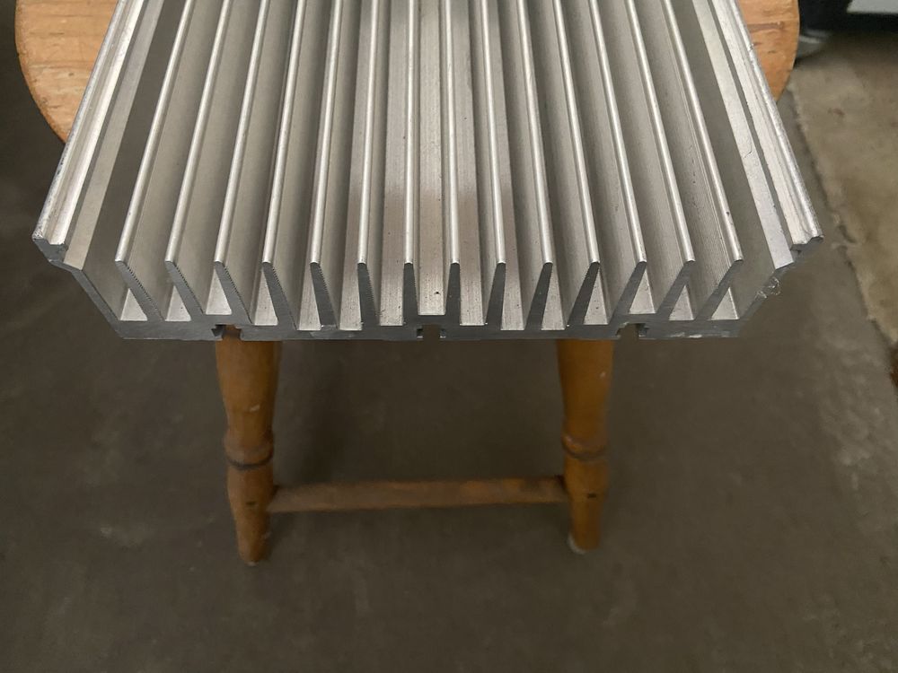 DUŻY radiator aluminiowy 355x190x40