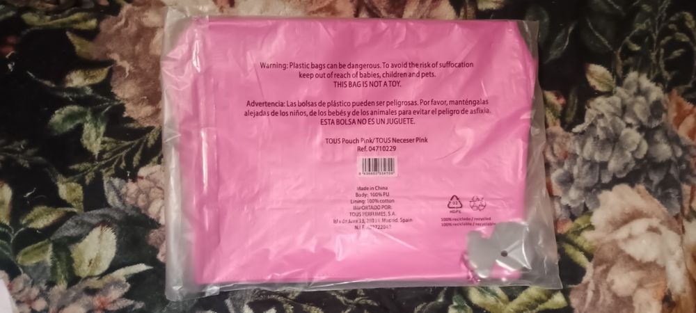 Duża kosmetyczka Tous różowa