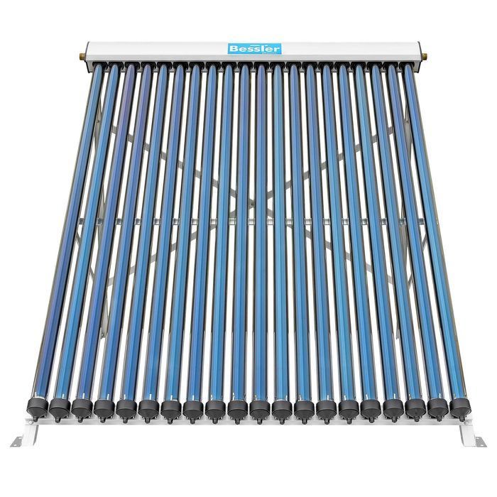 KOLEKTOR PRZEPŁYWOWY bez zbiornika 30 rur + STELAŻ