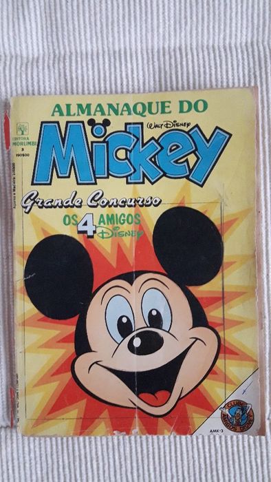 4 Almanaques Disney anos 80