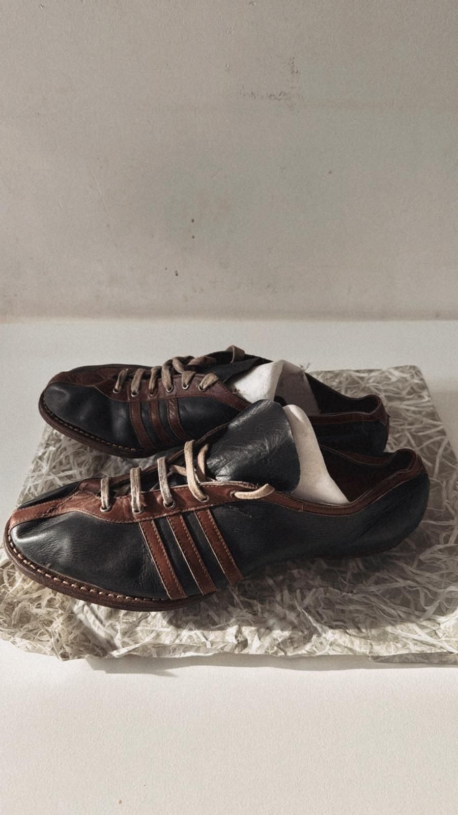 Unikatowe zabytkowe buty na bieżnie vintage