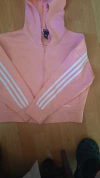 Bluza Adidas różowa ,wiek 9-10 lat