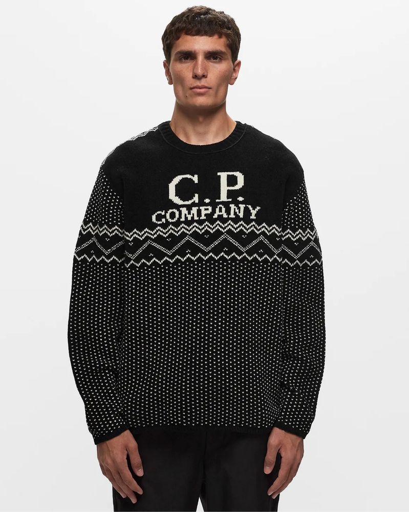 Чоловіча вʼязана кофта светр C.P. Company 15CMKN063a006607G ОРИГІНАЛ