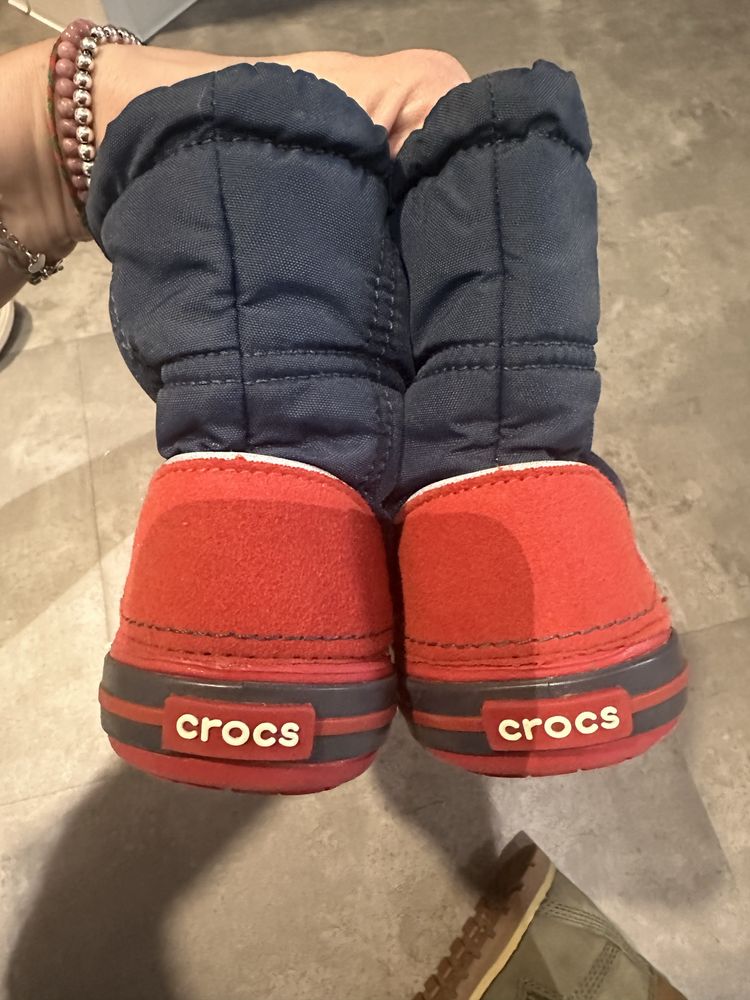 Утеплені гумові черевики Crocs