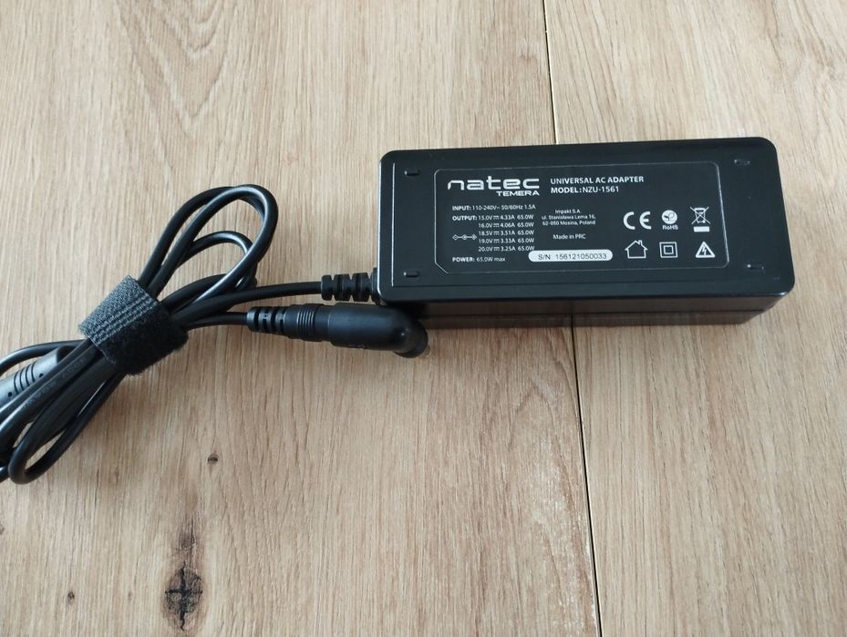 Zasilacz Natec NZU-1561 19V 20V 65W