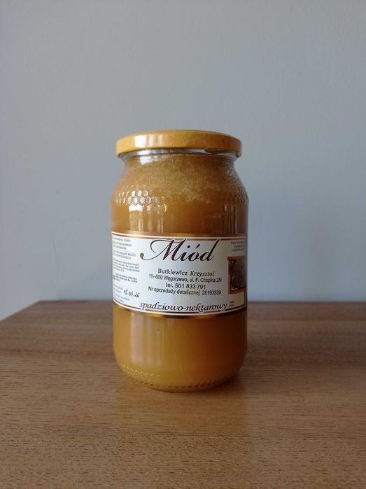 Miód lipowo-spadziowy | sezon 2023 | Mazury