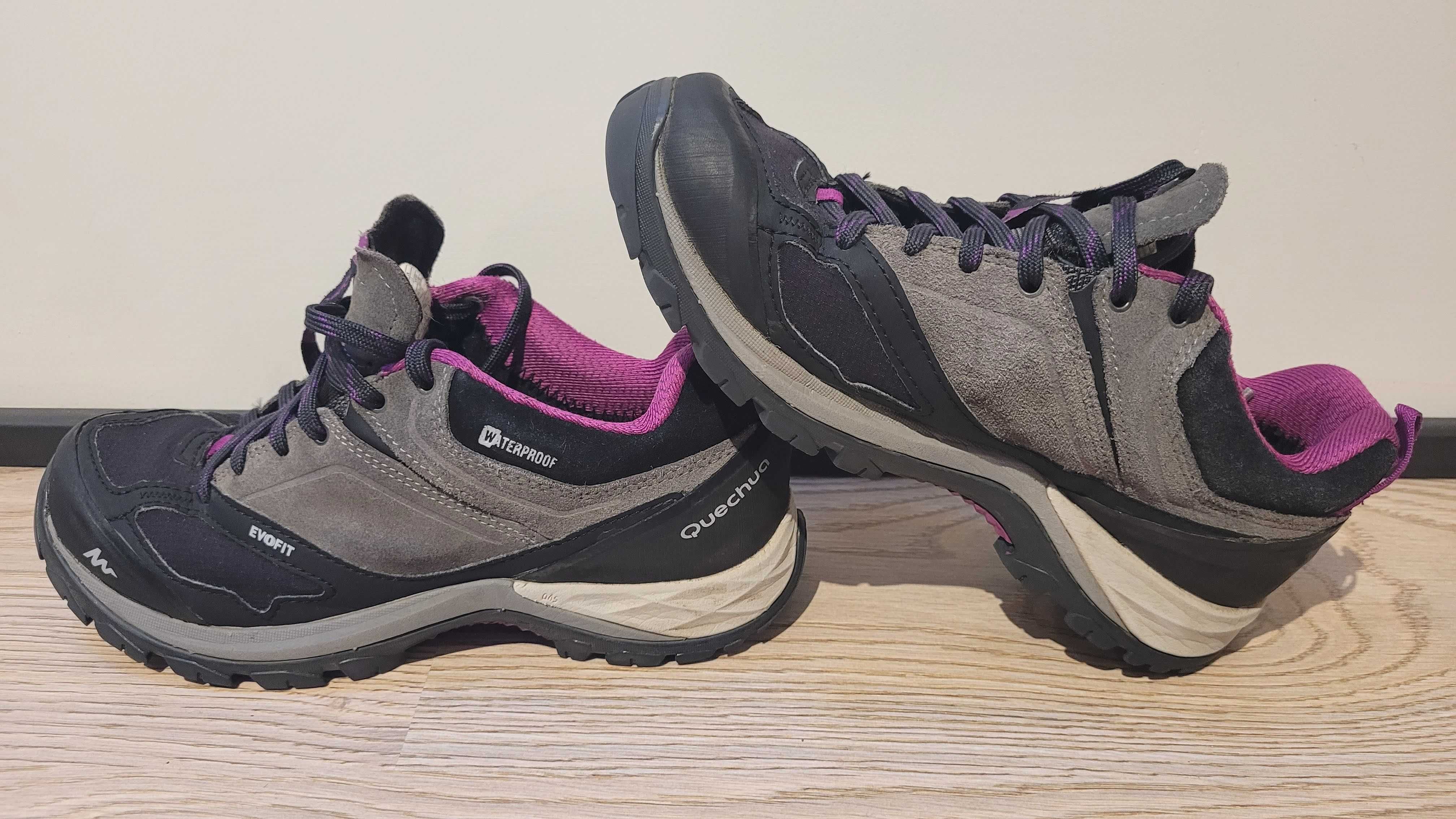 Buty turystyczne damskie/dziewczęce Quechua MH500 wodoodporne 36