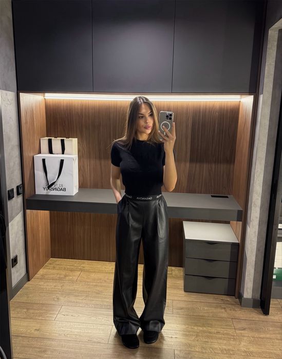 Шкіряні штани Gasanova нові brand thecoat jamemme lecharmie bazhane