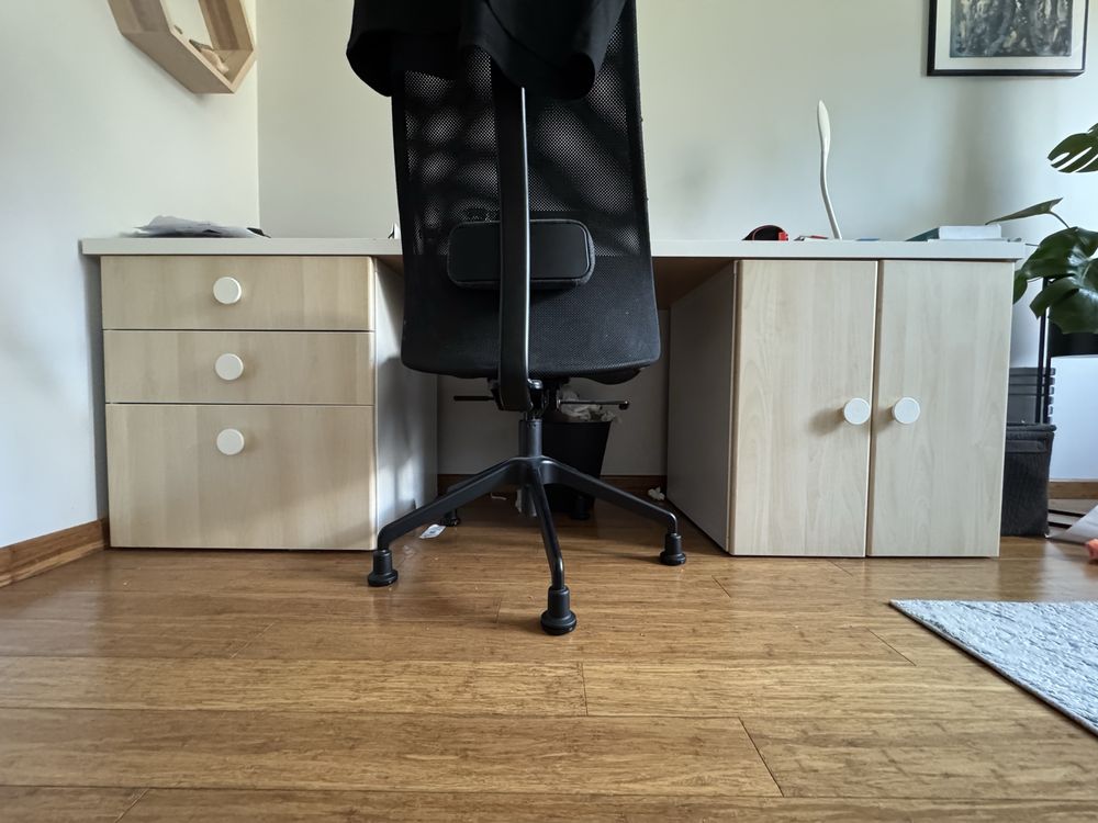 Szafki niskie Ikea Stuva 2 szt biurko